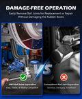Heavy Duty Ball Joint Separator And Lower Ball Joint Removal Tool shown in clear operation for damage-free joint separation.
