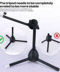 Proper tripod setup for 50W LED UV Screen Printing Light With 1 To 99 Minute Timer, Fast Exposure Unit stabilization guide