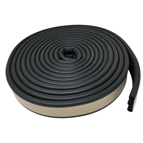 XL 23 Foot EPDM Rubber Cap Seal For Heavy Caps Over Two Hundred Lbs 2 1 8 Inch Width By One Half Inch Height Bed Rail Gap Filler