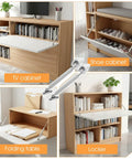 Four Pack Drop Down Gas Struts For Drop Front Desks, 100 Newtons, 22 Pounds Each, used in various furniture applications.