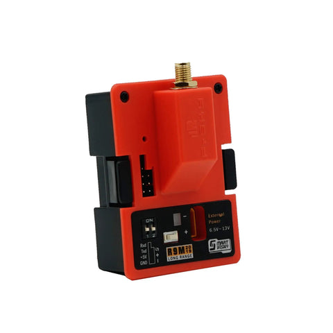 900MHz Long Range RC Module For R9 Series R9M 2019 Update Compatible ACCST And ACCESS Telemetry side view with connectors