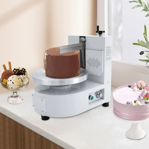 High Performance Cake Decorating Turntable with Adjustable Speed for Even Coating on Four to Twelve Inch Cakes and All Metal Build