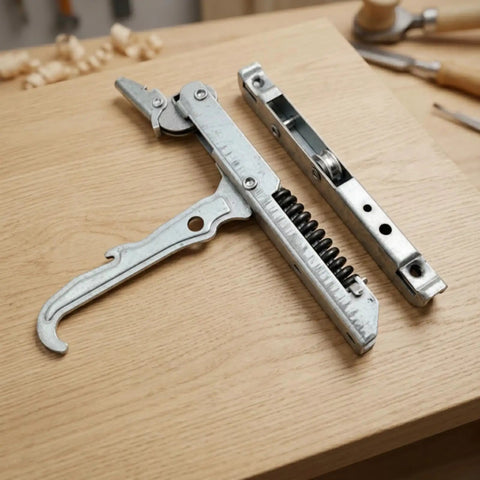 Heavy Duty Oven Door Hinge Replacement Built Like A Tank For Smooth Stove Operation And Top Shelf Kitchen Appliance Repair With Solid Pivot Action on wooden surface.