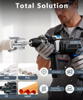 4Pcs Professional PVC Pipe Threader Kit NPT Cutting Dies For 1/2 And 3/4 Inch Pipes Drill Powered, use in plumbing repair.