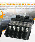 Slick Headlight Main Fuse Block For Dodge Durango 2011-2023 Jeep Grand Cherokee 2012-2021 showing high temperature resistant terminals.