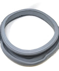 Gray washer door seal replacement DC64-00802A DC64-00802B gasket OEM drop-in replacement for front load washers visible in circle form