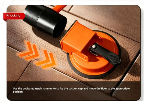 Heavy Duty Floor Gap Fixer With Rubber Mallet 70KG Suction Cup Puller for laminate vinyl hardwood tile floors