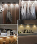 Motion Sensor Under Cabinet Lights For Kitchen And Closet Auto On Off LED Under Cabinet Lighting With 3 Color Temperatures