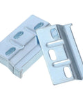 Heavy Duty Wall Cabinet Mounting Brackets Set Of 10 For Wood Cabinets Iron Flat Shelf Brackets With Easy Wall Installation shown in stack