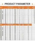 Rock Solid Yrt100 Rotary Table Bearing 100x185x38mm specifications chart showing dimensions and precision details.