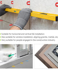 1200Pcs Horseshoe Shims Set Plastic Leveling Spacers For Tile Windows And U Shims Blue 1/16 Inch Red 1/8 Inch Yellow 3/16 Inch Black 1/4 Inch Built For DIYers Leveling Glazing And Gap Filling shown in use for tile and window installation