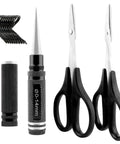 RC Body Reamer Set With Hole Puncher Sleeve Curved And Straight Scissors 8 Body Clips For Polycarbonate RC Car Shells