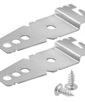2 Pack Dishwasher Mounting Brackets With Screws For Whirlpool Kenmore KitchenAid Undercounter Dishwashers Replaces WP8269145 WP8269145VP