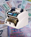 Bank Grade Cash Counter Machine With Ultraviolet And Magnetic Anti Counterfeit Detection For Mixed Bills Fast Accurate Tally Multi Currency Ready Built Different Workhorse counting various banknotes.