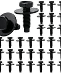 Rock Solid M6 1.0 By 25Mm Hex Head Sems Bolts With 19.5Mm Washers 30 Pack Heavy Duty Auto Body Panel Bumper Fasteners view.