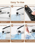 Your Go To Handheld Sewing Machine For Quick Mending And DIY Projects A Portable Mini Sewing Tool step-by-step usage guide