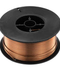 Game Changing Smooth Rolling ER70S6 Mig Welding Wire 0.045 Inch Diameter Two Pound Spool on black plastic spool.