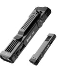 Rechargeable Flashlight With 1300 Lumens, 118 Meter Throw, Six Modes, 3 in 1 White LED UV Blacklight 365nm And Green Light