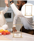 Hands On Physics Experiment Tools Kit With Floating Ball For Students Fun Science Gear shown on a table with a family.