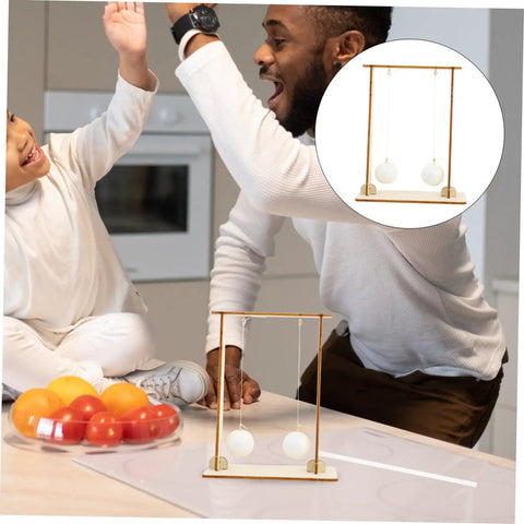 Hands On Physics Experiment Tools Kit With Floating Ball For Students Fun Science Gear shown on a table with a family.