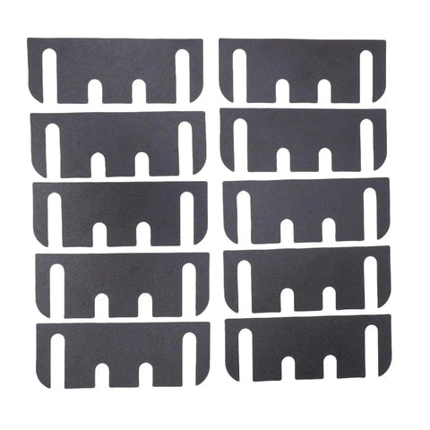 PVC Door Hinge Shims Pack of 4 for Quick Alignment | Door Hinge Shims PVC Construction Quick Fix For Door Alignment Fits Standard Hinges Indoor Use Easy Install And Adjustable Shims To Level And Align Doors Without Removing The Hinge