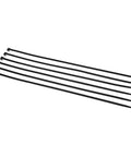 Heavy Duty 18 Inch Cable Ties Pack Of 50 Black For Home Office Garden And More Tethering Wiring Cables Tarps Fencing Self Locking Fasteners