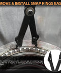 Internal Retaining Ring Pliers For GM Transmissions Large Snap Ring Pliers Fits 5L40 5L50 6L50 6L80 6L90 Beefy Heavy Duty Tool displayed