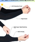 10 Pairs UV Arm Sleeves For Men And Women Cooling Tattoo Cover Up Compression Sun Protection Sleeves For Outdoor Activities