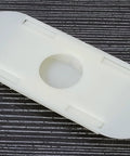 Beekeeping Essentials 10 Pack Plastic Bee Escape Doors For Hives One Way Exit Gates, oval white plastic with central opening