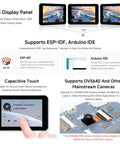 Slick Esp32-S3 Maker Board With A Smooth 3.5 Inch Ips Capacitive Touchscreen showcasing features like capacitive touch and camera support.