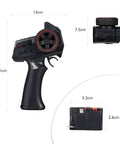 2.4G 3CH RC Transmitter With 2 In 1 Receiver ESC dimensions for 1 to 32 scale RC cars and boats