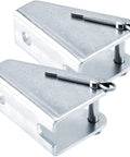 Heavy Duty Metal Mounting Brackets For Linear Actuators, 180 Degree Rotation, Silver, 2 Pack