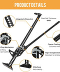 60 Inch High Lift Farm Jack 7000 Lb Ratcheting Off Road Utility Jack for Tractors and Trucks with integrated lifter arm