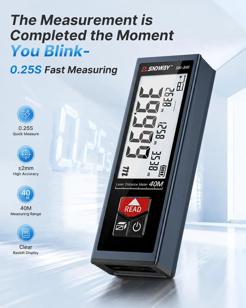 Ultra Compact Laser Distance Meter 196 Ft Range With Jumbo Lcd Screen Usb C Rechargeable Pocket Tape Measure Replacement For Tradesmen And Weekend Warriors Hauling Tools On The Job Site Daily