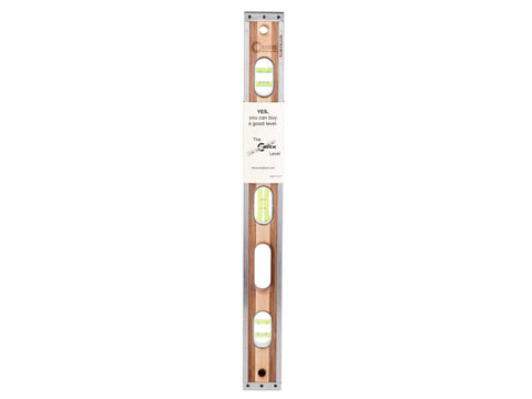 24 Inch Wood Level For DIY And Masonry Projects, Handcrafted USA Made, Built Tough And Dead Accurate To 0.015 Inches