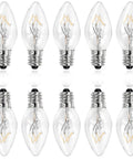 Long Lasting 15 Watt Salt Lamp Bulbs For Himalayan Salt Lamps 10 Pack E12 Base C7 Replacement Bulbs visible in a grid layout