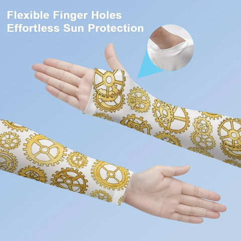 Keep It Cool During Your Daily Grind With Fly Ice Silk Arm Sleeves Packed With Instant Cooling Relief And Heavy Duty Ultraviolet Blocking Plus Secure Thumb Hooks For The Gym