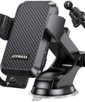 15W Fast Wireless Car Charger Mount With Auto Clamping Cord Free Hands Free Phone Holder with suction cup and vent clip