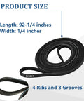 Durable Dryer Drum Belt Replacement For Most Major Dryers Easy Install No Fuss Quick Fix Fits 341241 Replacement Part