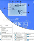 Front view of control panel display for Beefed Up Hybrid Wind And Solar Charge Controller 6000W To 14000W with status indicators.