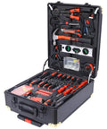 969 Piece Home Repair Tool Set Kit With Rolling Toolbox and Four Drawers Includes Pliers Wrenches Screwdrivers and Utility Tools