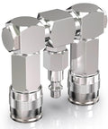 2 Way Air Manifold And Hose Splitter With 3 Ports Heavy Duty Steel Construction Built Tough Corrosion Resistant Pneumatic