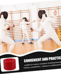 Fencers sparring with épée alongside Pro Grade Fencing Gear Testing Sensor And Electric Testing Station for high precision checks.