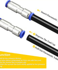 Push To Connect Inline Check Valve Union Fitting For 8mm Tubing Pack Of 2 Nickel Plated Brass And Plastic installation guide