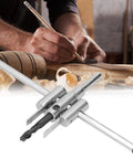 Heavy Duty Adjustable Circle Hole Cutter Saw Kit For Wood Plastic And Gypsum Board With Hss And Carbide Knives Perfect Pro DIY Tools That Make Clean Cuts In Your Shop Or On Any Home Improvement Project You Got, wood circle cutter with drill bit
