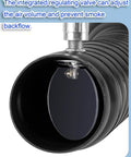 Industrial Fume Extraction Arm With 3 Inch Connector And 360 Degree Flexible Hose for Workshop dust removal valve detail
