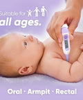 Digital Basal Thermometer For Fertility And Ovulation Tracking With High Accuracy, Pregnancy Monitoring, LCD Display, Waterproof, Longer Stabilization Time For Precise Readings, No-Fuss Oral Or Rectal Use on infant