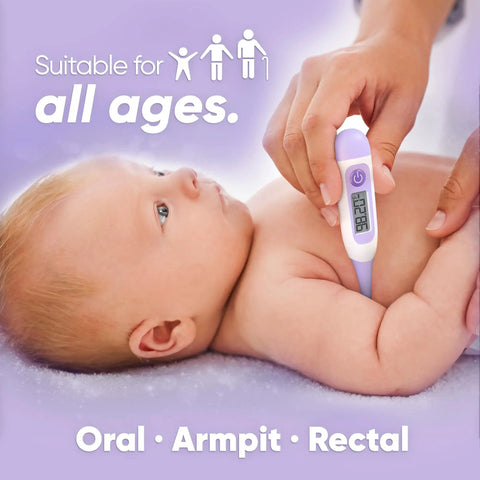 Digital Basal Thermometer For Fertility And Ovulation Tracking With High Accuracy, Pregnancy Monitoring, LCD Display, Waterproof, Longer Stabilization Time For Precise Readings, No-Fuss Oral Or Rectal Use on infant