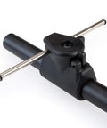 Close-up of DAG 3 Derailleur Hanger Alignment Gauge Must Have For Bikes Black With Low Profile Head Fits 16 To 29 Plus Wheels