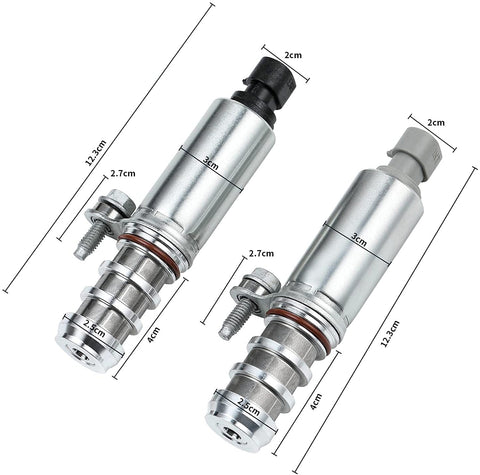 Vvt Solenoid Intake And Exhaust Camshaft Position Actuator Valve Kit For Chevy Equinox Malibu Cobalt Hhr GMC Terrain Buick Pontiac 2.0L 2.2L 2.4L Replaces 12655421 12655420 Fixes P0010 P0011 P0013 P0014 And Restores Smooth Idle And Better Fuel Economy.